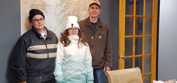 Happy buyers Joann, Richard & Lucy! Repeat clients who love to buy and renovate homes in New Haven!