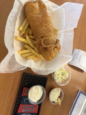 Lenten special Fish & Chips,