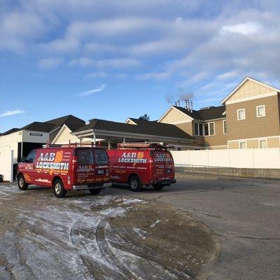 Onsite for a security system installation 1/19