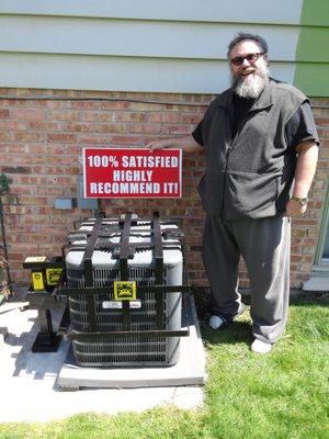 Style (C) - Cage price is based on the size of your unit. Installation price is seperate.