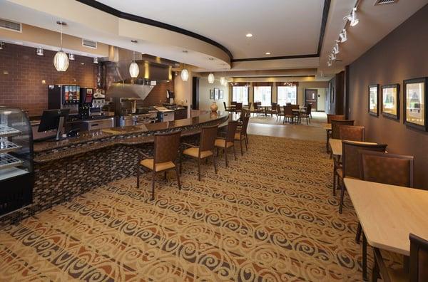 Dine with us at our Bistro in SilverCreek On Main Senior Living in Maple Grove, MN.