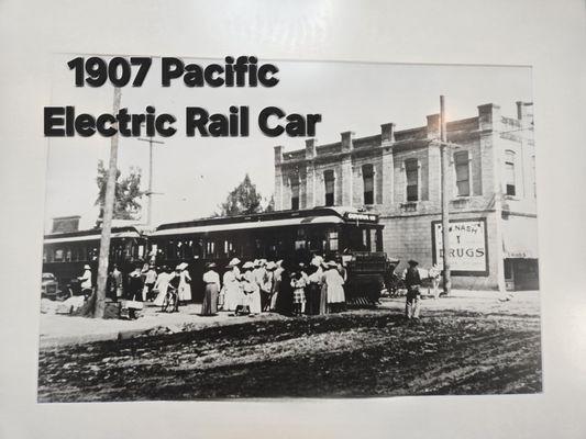 Pacific Electric cars were made of wood back in the and helped with improving transportation in San Gabriel Valley