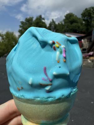 Udderly Blue Ice Cream