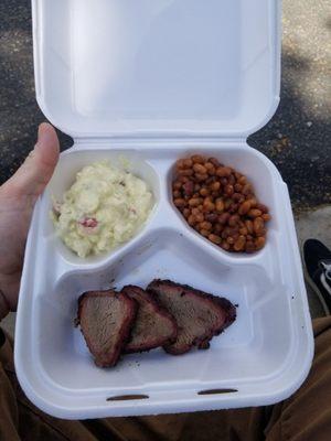 We paid 16 dollars waited 20 minutes and this is what we got for the plate size. The food was good but everything else was poor.