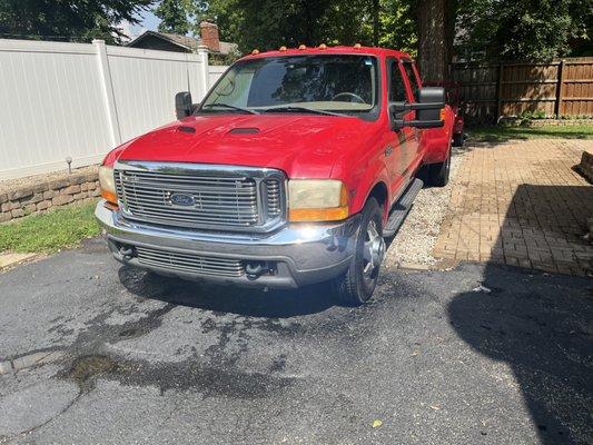 I washed a 1999 ford 7.3