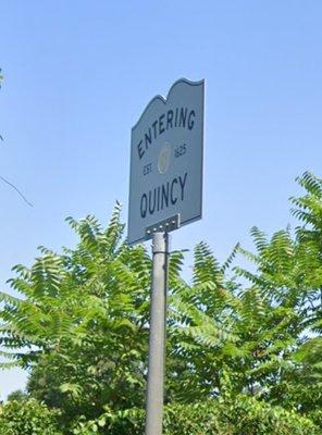 Entering Quincy on West Squantum St from Milton.