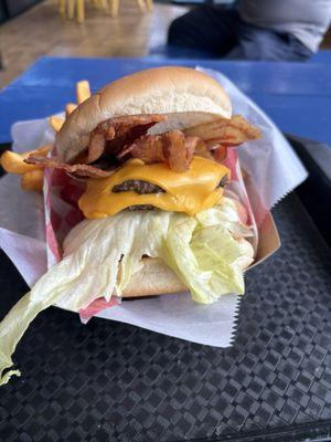 Double cheeseburger