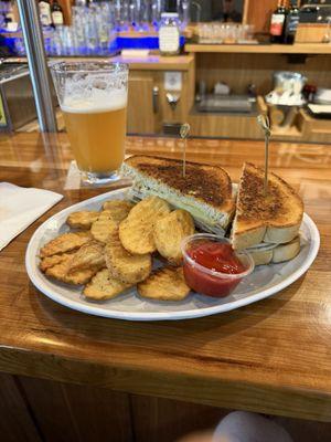 Turkey melt with Fries
