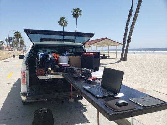 Fd1drone testing at Oceanside Pier
