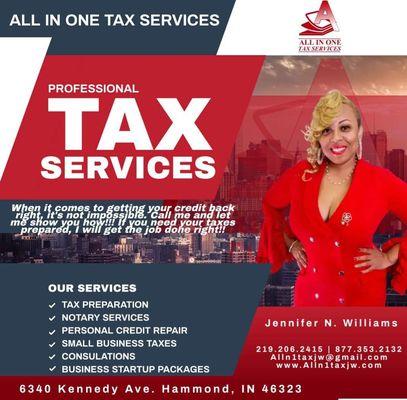 All In One Tax Services & Credit repair