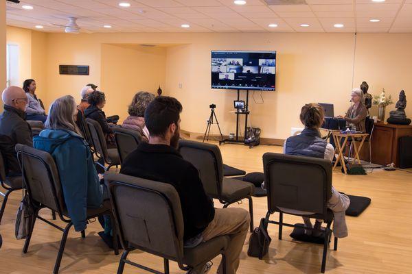 Insight Santa Cruz Meditation Hall.