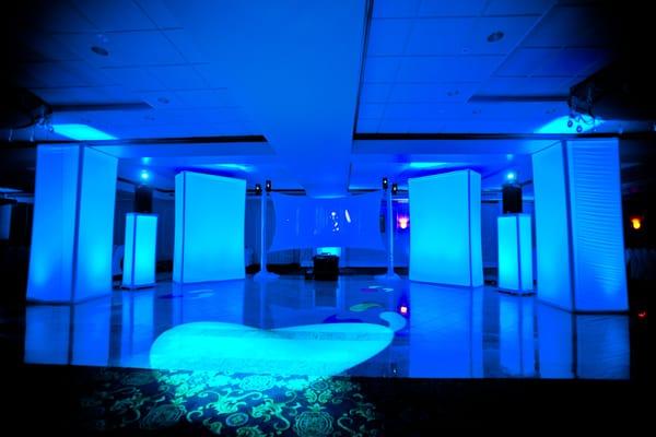 Sky Blue Entertainment Setup