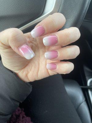 Love how Lucy does my nails and they last a full two weeks or more! Beautiful and she is so nice!