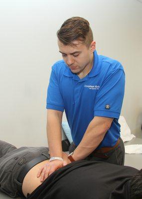 Treatment for back pain, lower back pain.