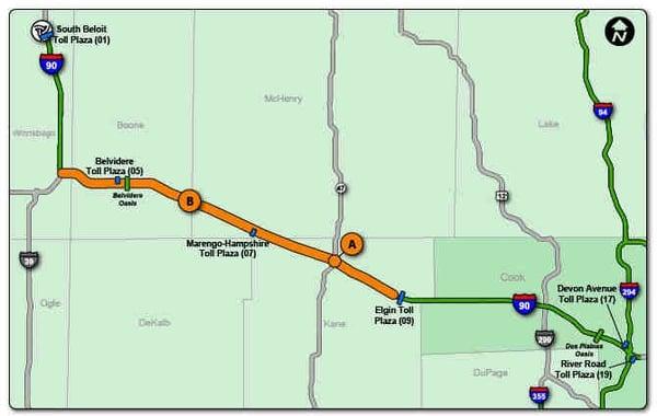 Jane Addams Memorial Tollway
