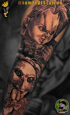 5 hrs , double portrait . lower leg