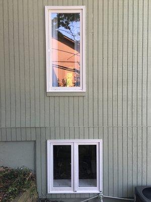 Lake Quivira home gets windows cleaned.