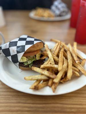 Delightful burger and fries!!