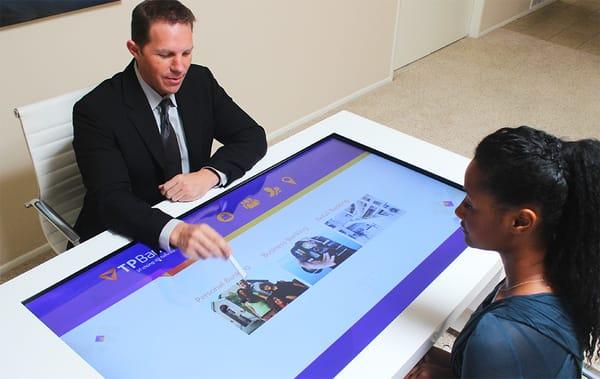 Multitouch software we created for TP Bank in Veitnam