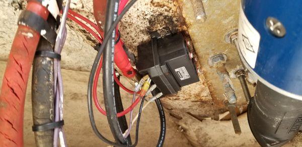 Severely degraded wire insulation can result in equipment damage and fire.