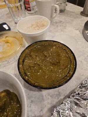 Chicken saag