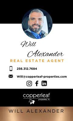 Call me at 256.312.7684 or follow me on social media
