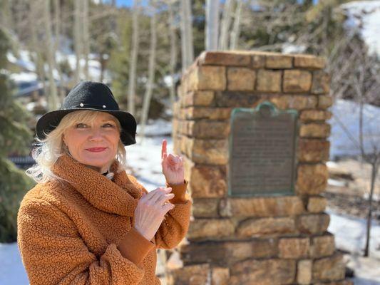 John H. Gregory monument. Central City- Black Hawk Colorado.