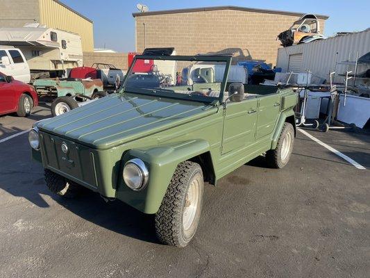 1974 vw thing restoration