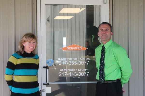 Dave & Suzie, proud franchise owners.