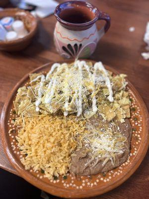 Chilaquiles Breakfast Plate