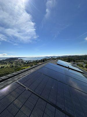 Squeaky clean solar array in San Rafael