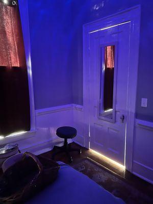 Inside the massage room