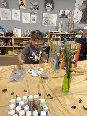 Castle Painting. Summer Art Camp