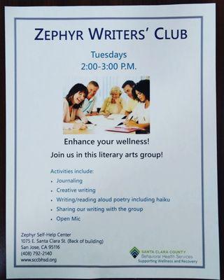 My run as a Co- Facilitator for Z. Writers Club as member/volunteer is over. Job well done! 19' _Enso