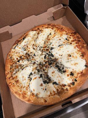 Bianca Pizza 12 inches with extra cheese