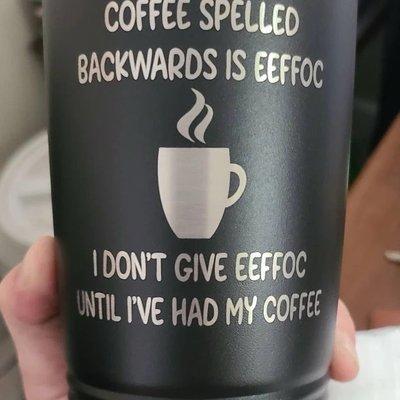 Adrian's Eeffoc coffee