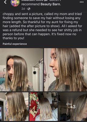 Beauty Barn's excellent layers