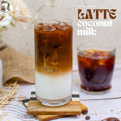 Latte with coconut milk