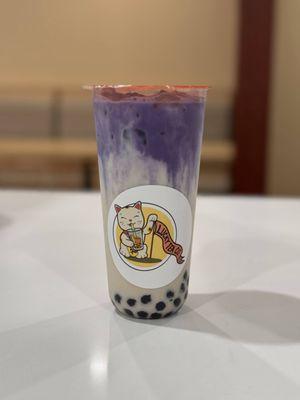 Ube Horchata with boba