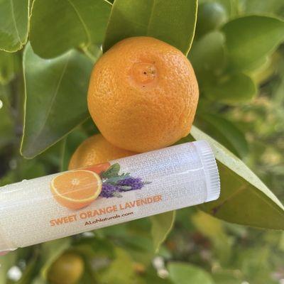 Sweet Orange Lavender lip balm