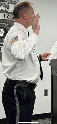 Time for the police chief to go on a strike of his own. A hunger one!