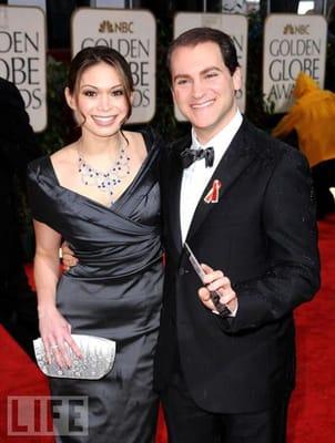 Fossati Venice evening clutch featured on the Golden Globe red carpet
