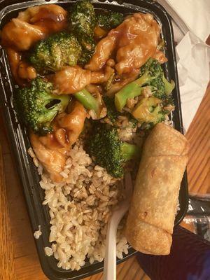 Chicken with broccoli