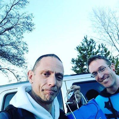 The first recipient of a donated set of phones as part of our Phones for the Homeless charity. Check out the Facebook group!