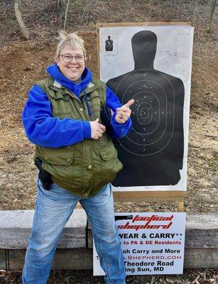 Mel and Kenny showed me how to be a more confident shooter and it paid off!