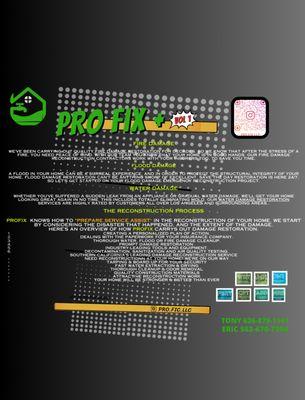 GIVE US A CALL IF YOUR EXPERIENCING THIS TYPE OF DAMAGES.