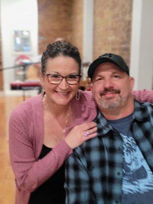 Special Valentines Dinner with my hubby at Paula June's.