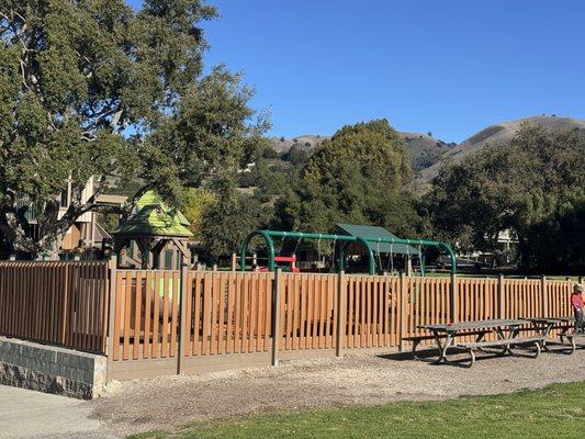 Playground and picnic area