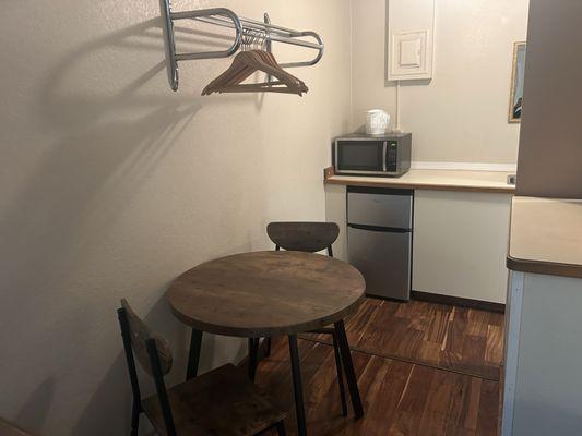 Table / Refrigerator/ Sink