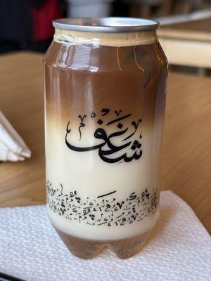 Habibi latte with oat milk